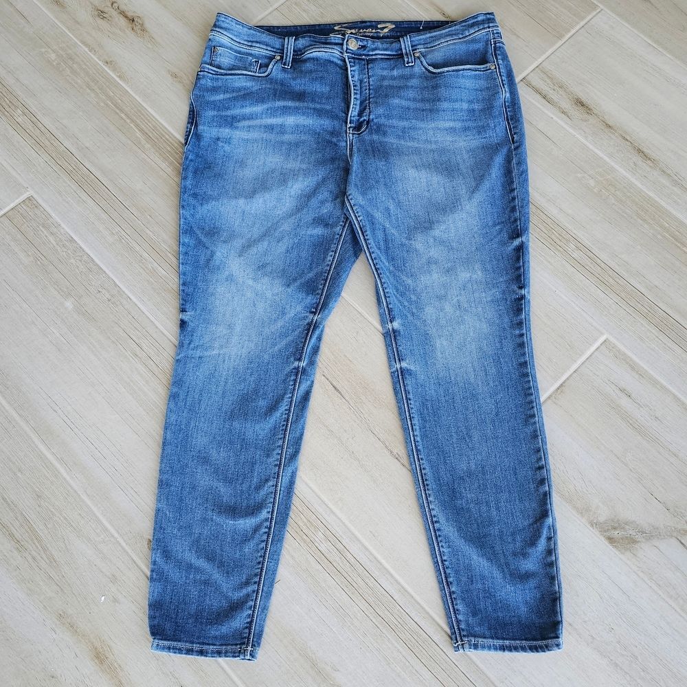 Seven7 Women's Denim Skinny Jeans Size 18 Non Distressed - Picture 1 of 8